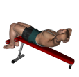 Twist - Oblique Decline Barbell Wide Grip